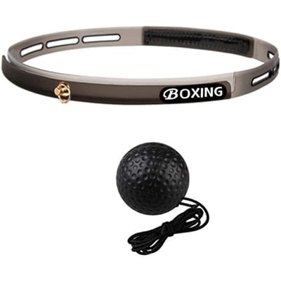 Kickboksen Reflexbal met hoofdband Vechtsnelheidstraining Stootbal Muay MMA Oefening Kind Volwassenen Thuisuitrusting