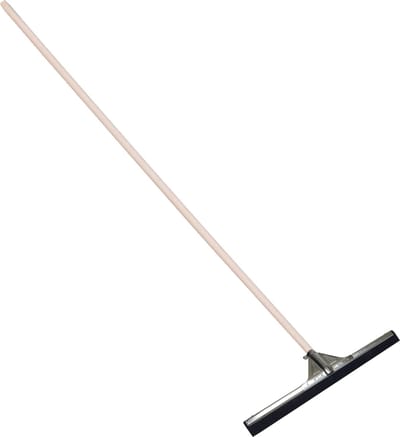 Betra Vloertrekker/douchetrekker voor water - rubber - 100 cm - met houten steel van 130 cm