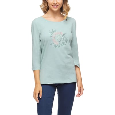 Dames-T-shirt met lange mouwen Ragwear Lorah Remake