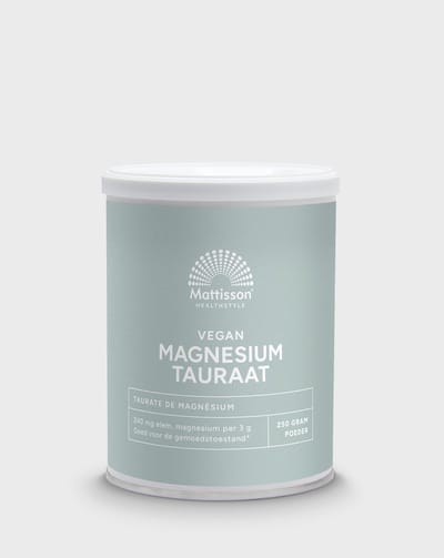 Mattisson - Vegan Magnesium Tauraat Poeder - Voedingssupplement - 250 Gram