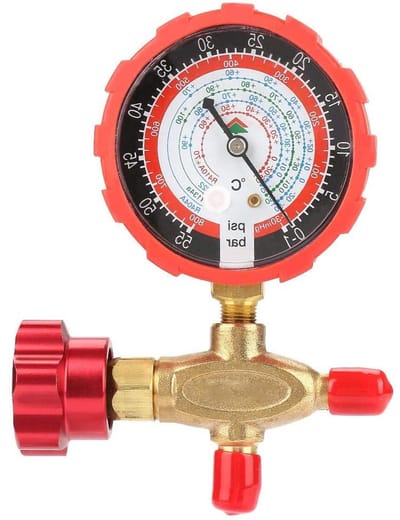 Drukmeter voor airconditioning en distributiesystemen tot 800 psi, geschikt voor R404A, R22, R410 en R134A