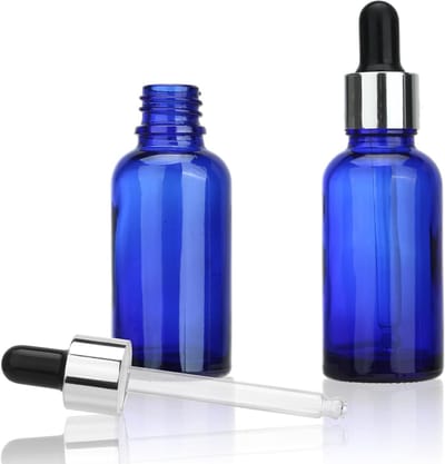 20 Stuks Lege 30ml Groene Glazen Flesjes met Druppelaar voor Essentiële Olie, Reizen en Toilettassen