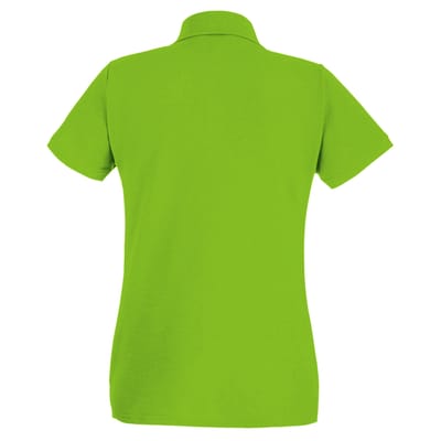 Fruit of the Loom Dames/Dames Lady Fit Poloshirt met korte mouwen (Kalk groen)
