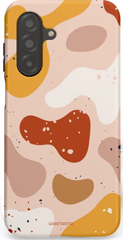 Casetastic Hoesje Geschikt voor Samsung A26 - Stijlvolle Beschermende Duo-layer Case - Terrazzoque