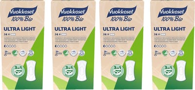 Vuokkoset Ultra Light - Inlegkruisjes - 24 stuks - Bio - Ultralicht - Bioafbraakbaar