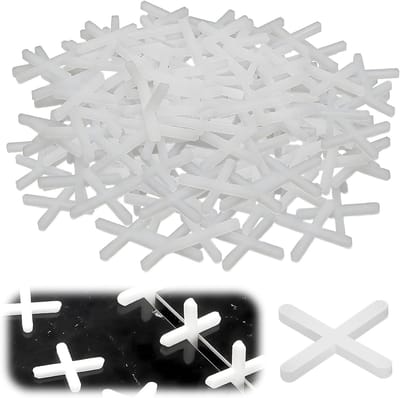 500 Stuks Tegel Kruzingen Zelfnivellerend 2 mm voor Wand- en Vloertegels, Tegel Leggen, Paver en Plavuizen Niveaucorrectie