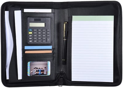 Dailygoods - Zakelijk Portfolio met Rits en Rekenmachine A5