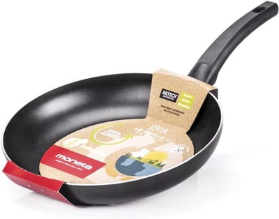 Koekenpan 28 cm Gemaakt van Gerecycled Aluminium - Geschikt voor alle Warmtebronnen, Inclusief Inductie