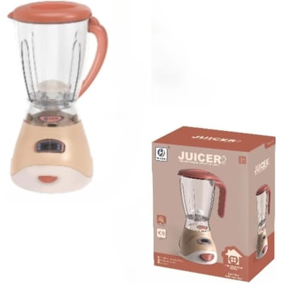 Keukenapparatuur Speelgoed Kinderkeukenaccessoires Rollenspelset met Blender Koffiezetapparaat Mixer met Geluiden & Licht white