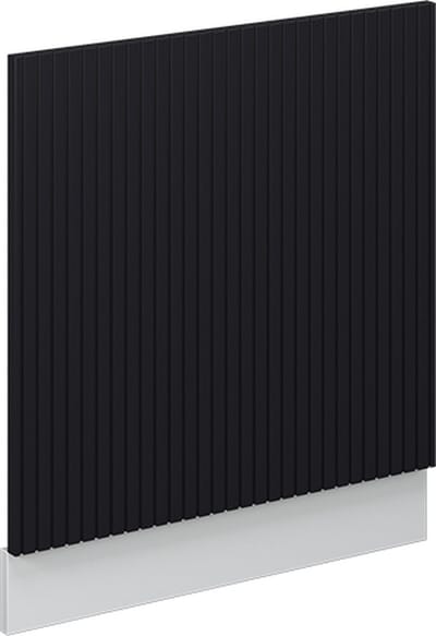 Vicco Fame-Line Frontpaneel – 60 cm zonder werkblad Zwart gestreept