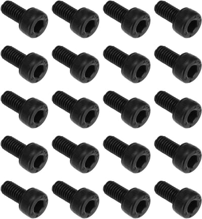 Dailygoods- Fietspedalen Bouten - 48 Stuks - M4 x 8 mm - Zeshoekig - 40Cr Gelegeerd Staal - Compatibel met Nukeproof Horizon Pro - Pedaalbouten