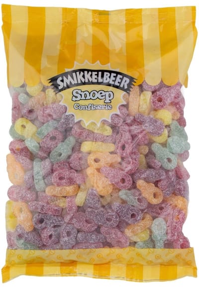 Smikkelbeer - Zure Speentjes - Snoep - Zuur - 1 Kilo Verpakking