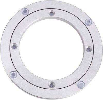 Aluminium draaitafel voor displays en meubelglijders - 6 inch diameter