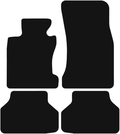 BASIC zwarte veloursmatten voor: BMW 5 E60 xDrive (2003-2010)