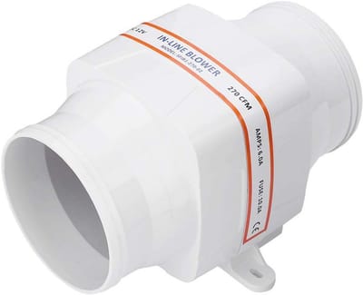 100 mm Luchtventilator - Stil en Krachtig voor Jachten, Gebouwen en Caravans