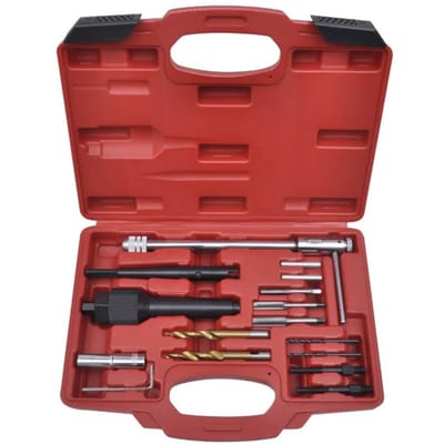 16-delige gloeibougiesleutel set met accessoires Gloeibuis Sleutel - Bougies Lepel - Bougie Tool - A