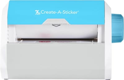 Sticker Machine - Sticker Maker - Scrapbooking Kaarten Maken - Rand Tot Rand Lijm - 5 Inch Breed - Transparant Blauw