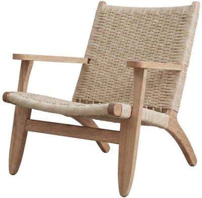 Svea - Huey fauteuils - witwash/beige