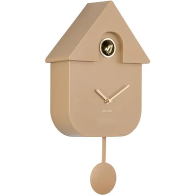 Karlsson Wandklok Modern Cuckoo Oro - Bruin - 21.5x8.5x41cm - Wandklok Modern