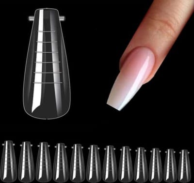 Goodbitz® - Dual Forms - Ballerina - 120 stuks - Dual forms ballerina - Dualforms - Dual forms nagels - Dual form tips - Dual system form - Dual forms polygel - Dual system form - Dual form nagel - Nail forms - Polygel tips - Snelle kunstnagels