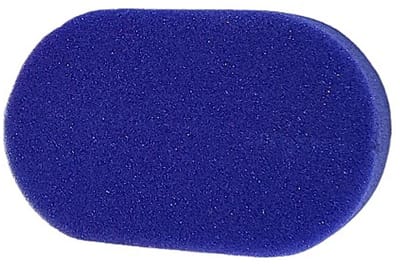 Rojafit Bad- en Douche Spons - Paars - Afmeting: 14,5 cm x 9 cm x 5 cm.