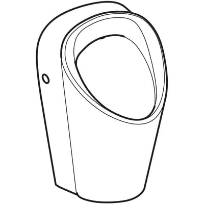 Geberit Renova Urinoir (goot) - wit