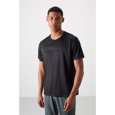 Heren Gedrukt Ronde Hals T-Shirt