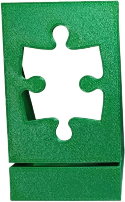 Puzzeldoos Stand - Displayhouder Puzzel - Puzzel Organisatie - Schuin Steunontwerp - 262 x 154 cm - Groen