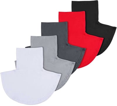 longziming -5x Kunstmatige Coltruien – Winddicht & Warm – Afneembare Halve Mock Hals – Zacht Katoen – Fake Coltrui – Coltrui Kraag – Warm & Comfortabel – 5 Kleur – Voor Dames & Winteraccessoire