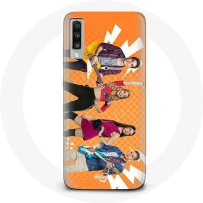Coque - Samsung - Galaxy A70 - Souple - Orange - Poursuis tes rêves