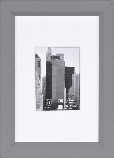 Fotolijst - Henzo - Metallica - Fotomaat 10x15 cm - Zilver