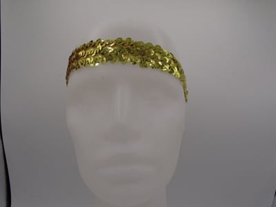 pailletten hoofdband goud voor Toppers/carnaval of themafeest