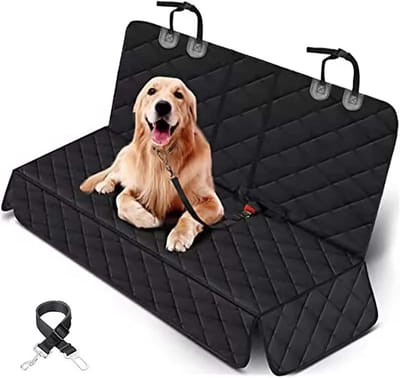 Autohoes Hond - Hondenmat Auto - Bescherming Achterbank - Waterdicht Antislip - 500 g - Zwart