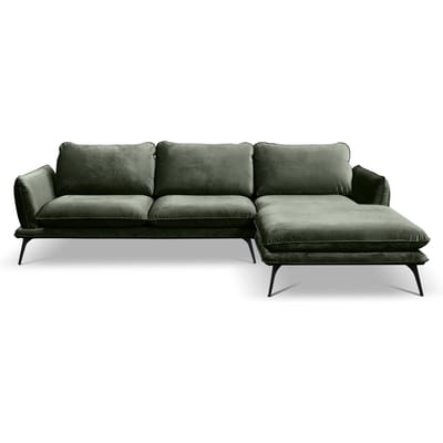 Hoekbank Piemonte rechts velvet | NADUVI Collection