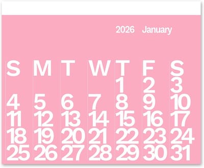 Grote Wandkalender 2025 - 122x91 cm - Jaarplanner met Kleurrijke Maanden