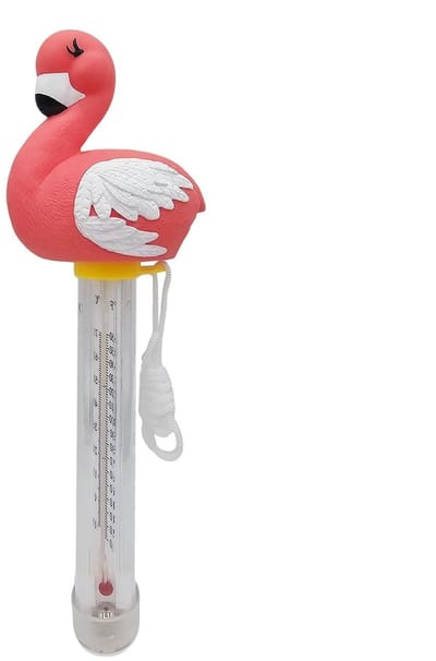Zwembadthermometer, cartoonthermometer, drijvend voor water, draagbare badthermometer voor zwembad, tuin, spa