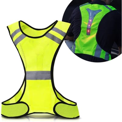 Famanu – Reflecterend hesje - verstelbaar - reflecterende strepen - voor hardlopen - joggen of fietsen - veiligheidsvest