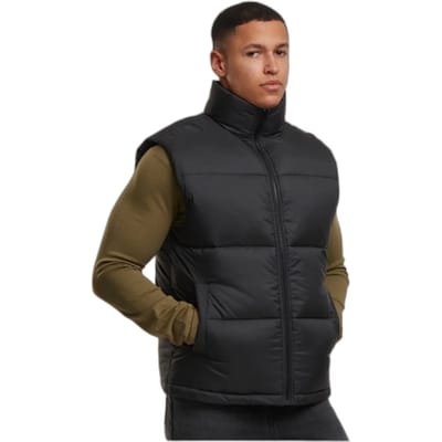 Urban Classics - Basic Puffer Mouwloos jacket - 5XL - Zwart
