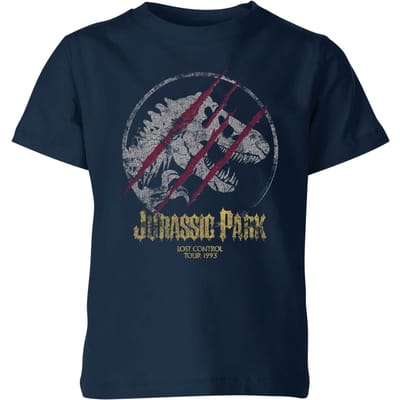 Jurassic Park Lost Control Kids' T-Shirt - Navy - 110/116 (5-6 jaar)