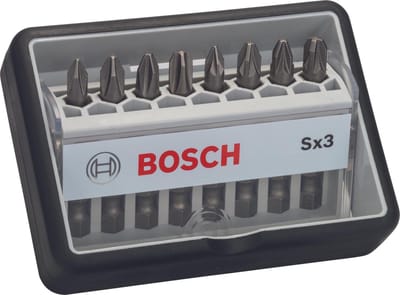 Bosch - 8-delige Robust Line bitset Sx Extra Hard 49 mm, 8-delig