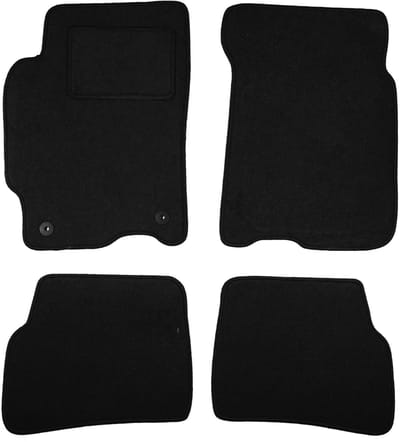 Zwarte veloursmatten voor: Mazda 626 V GF stationwagen, liftback, sedan (1997-2002)