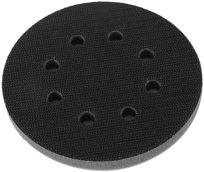 Dailygoody - Slijpschijf 125 mm - Schuuraccessoires - Zachte sponskussen - 8 gaten - Effectieve trillingsdemping - Geschikt voor schuren - Zwart