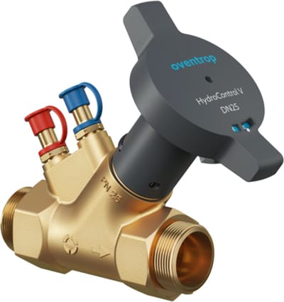 OVENTROP Inregelventiel HydroControl V PN 16, DN 15, buitendraad, Kvs: 3.9, 1062604