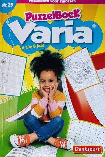 Denksport nr 16 Varia voor kinderen 6 t/m 8 jaar - Puzzelboek voor kinderen