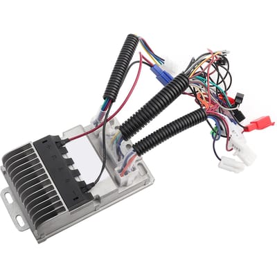 Contrôleur sans balais universel 500 W 48 V-60 V avec alarme, coque en aluminium moulé, accessoire pour trottinette de croisière électrique gray