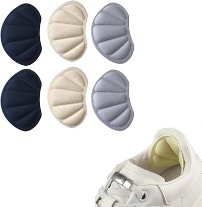 Comfortabele hielkussens voor schoenen - 3 paar antislip hielbescherming, op maat te snijden, geschikt voor heren en dames, ideaal voor dagelijks gebruik en blarenpreventie