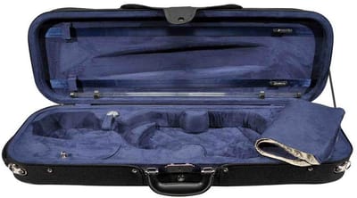 Leonardo VC-45-BU Student Series vioolkoffer rechthoekig 4/4 blauw