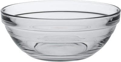 Set van 6 Kleine Glazen Kommen 14 cm - Transparante Mengkom en Snackkom