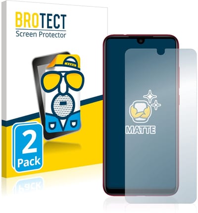 BROTECT - Screenprotector voor Xiaomi Redmi Note 7 / 7 Pro / 7S - Folie Beschermfolie matte 2 Stuks