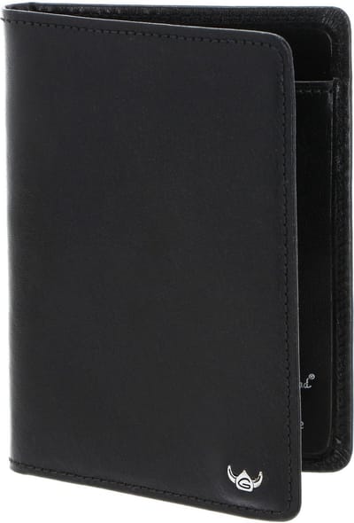 Golden Head Leren identiteitskaarthoesje Colorado RFID Protect Ausweisetui 4480 Schwarz zwart